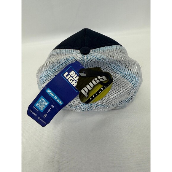 Bud Light SnapBack Hat Navy & White NWT - Picture 2 of 3
